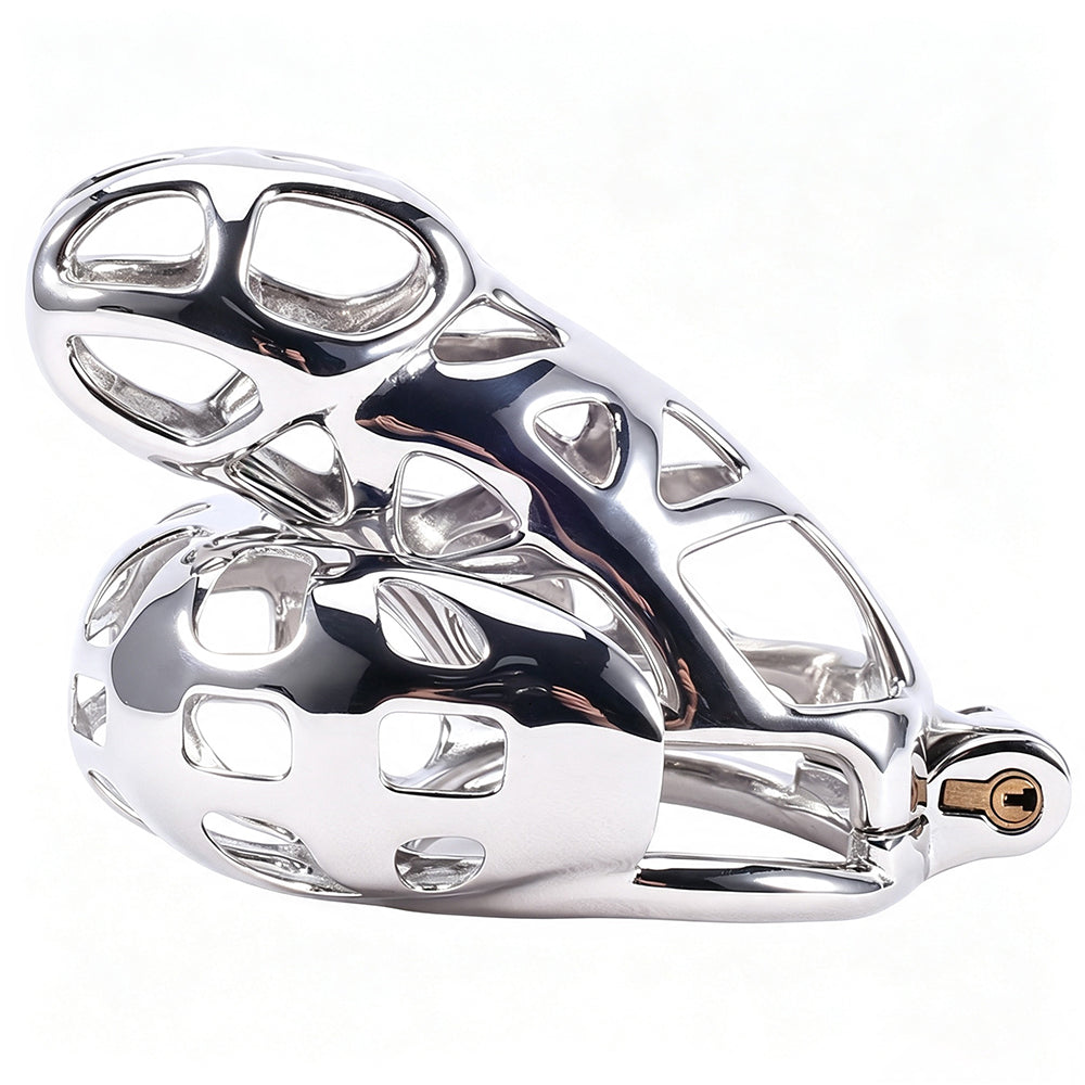 Mamba stainless steel cage side view