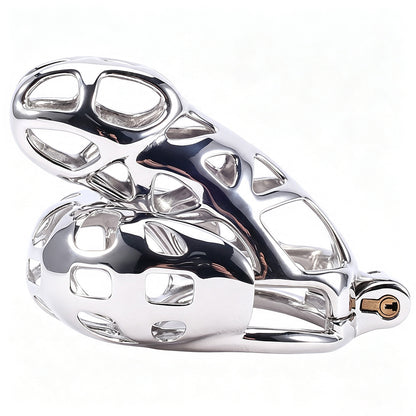 Mamba stainless steel cage side view