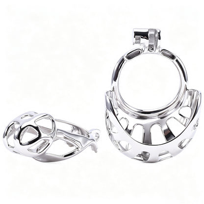 Mamba ball-enclosing cage and ring components