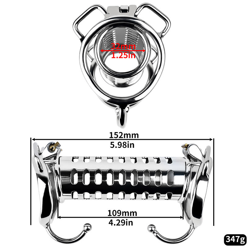 Metal Double Ended Cock Cage