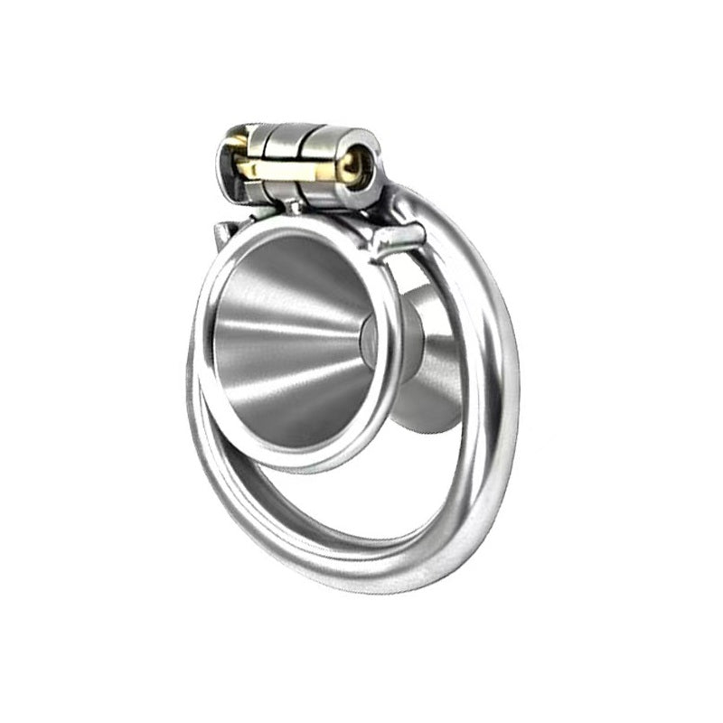 Metal Funnel Chastity Cage