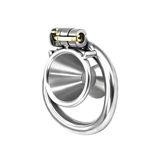 Metal Funnel Chastity Cage