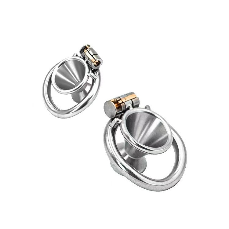 Metal Funnel Chastity Cage