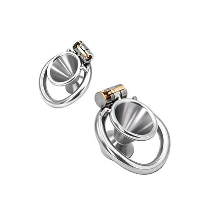 Metal Funnel Chastity Cage