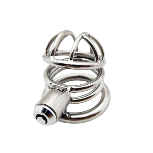 Metal Press Type Small Cock Cage 