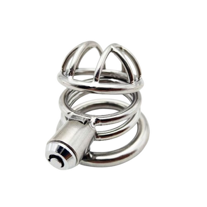 Metal Press Type Small Cock Cage 