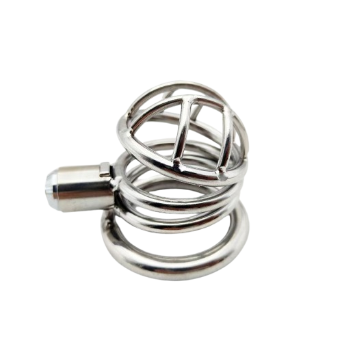 Metal Press Type Small Cock Cage 