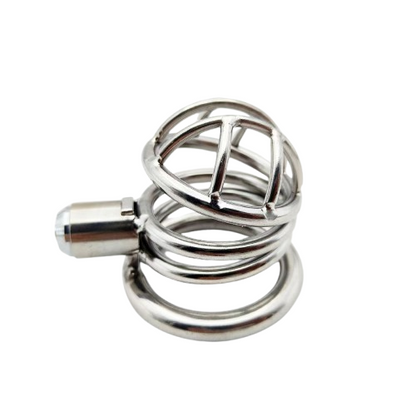 Metal Press Type Small Cock Cage 