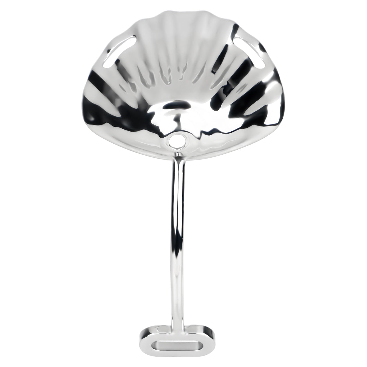 Metal Shell Shaped Chastity Belt Invisible - 9