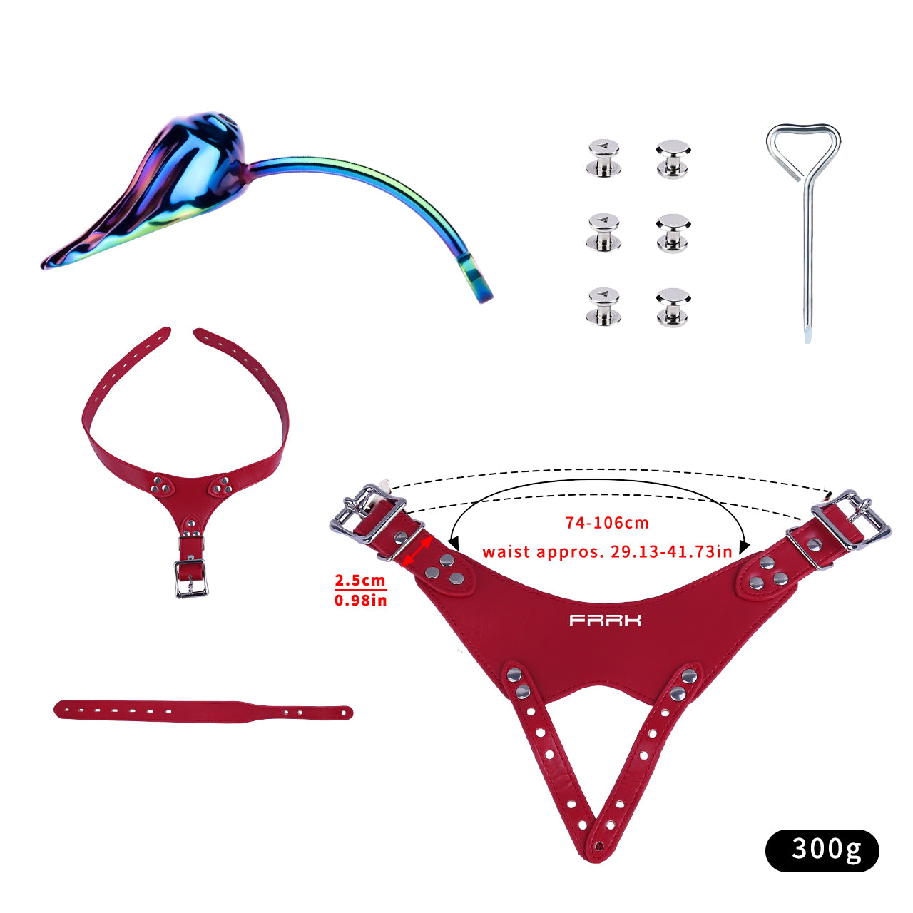 Metal Shell Shaped Chastity Belt Invisible - 5