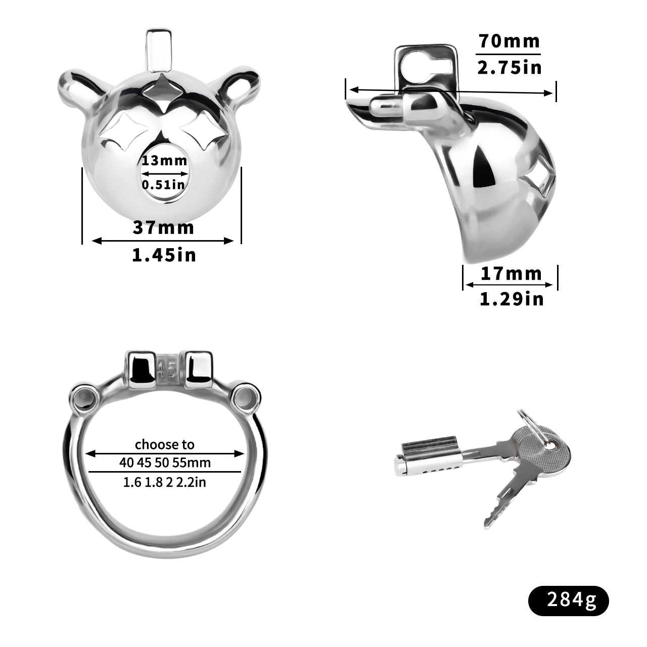 Meteor Chastity Lock - 13