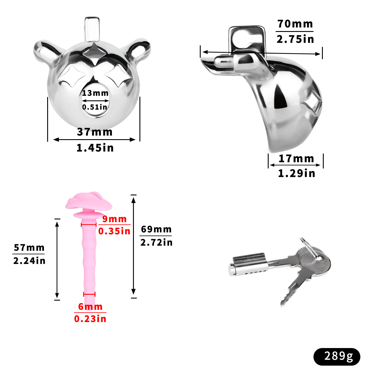 Meteor Chastity Lock - 2