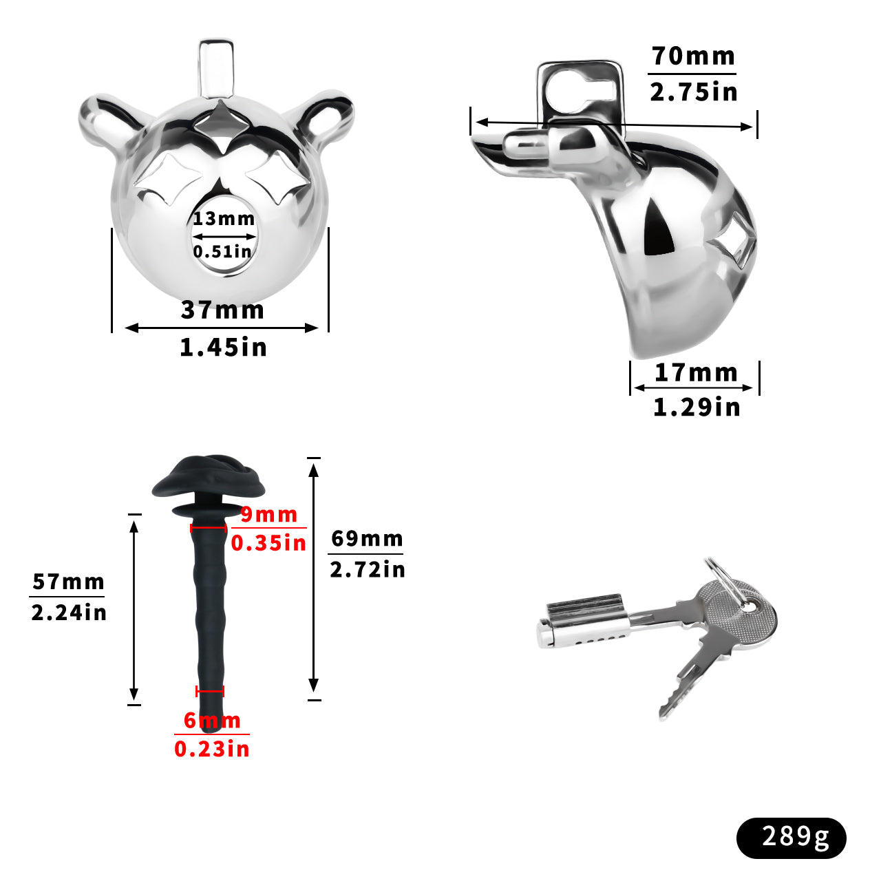 Meteor Chastity Lock - 4