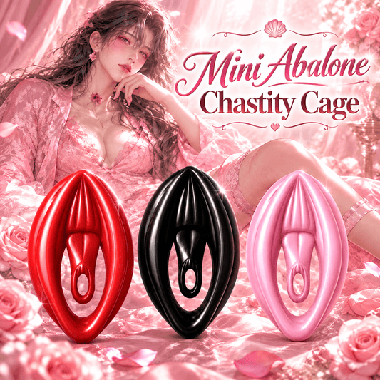 Mini Abalone Sissy Chastity Cage