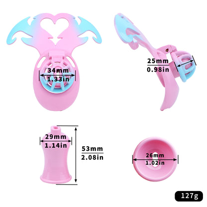 Mini Demon Negative Chastity Cage
