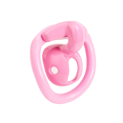Pink Mini Me cage angled side view