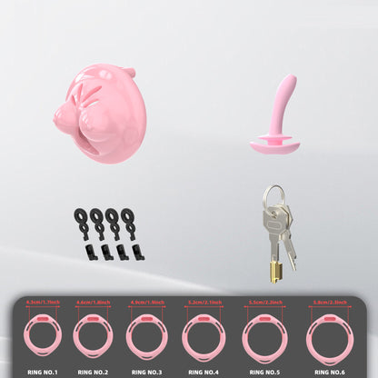 Mini Soft Silicone Chest Cock Cage 1