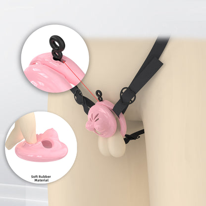 Mini Soft Silicone Chest Cock Cage 17