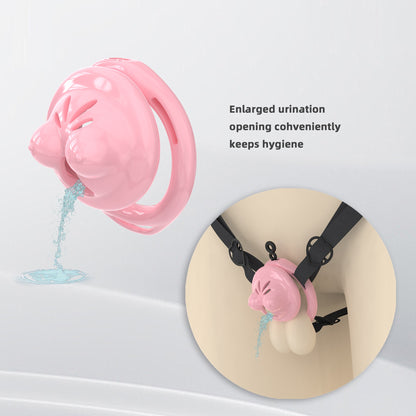 Mini Soft Silicone Chest Cock Cage 13