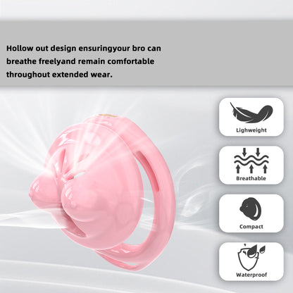 Mini Soft Silicone Chest Cock Cage 10