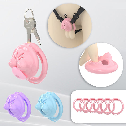 Mini Soft Silicone Chest Cock Cage 