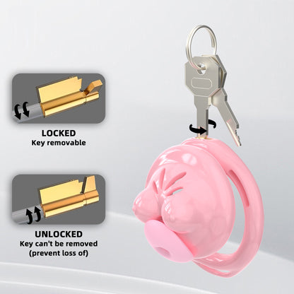 Mini Soft Silicone Chest Cock Cage 16