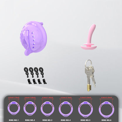 Mini Soft Silicone Pussy Cock Cage 8