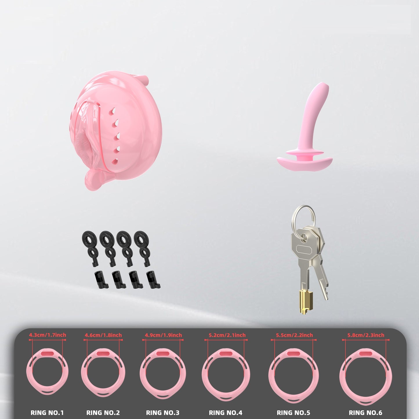 Mini Soft Silicone Pussy Cock Cage 3