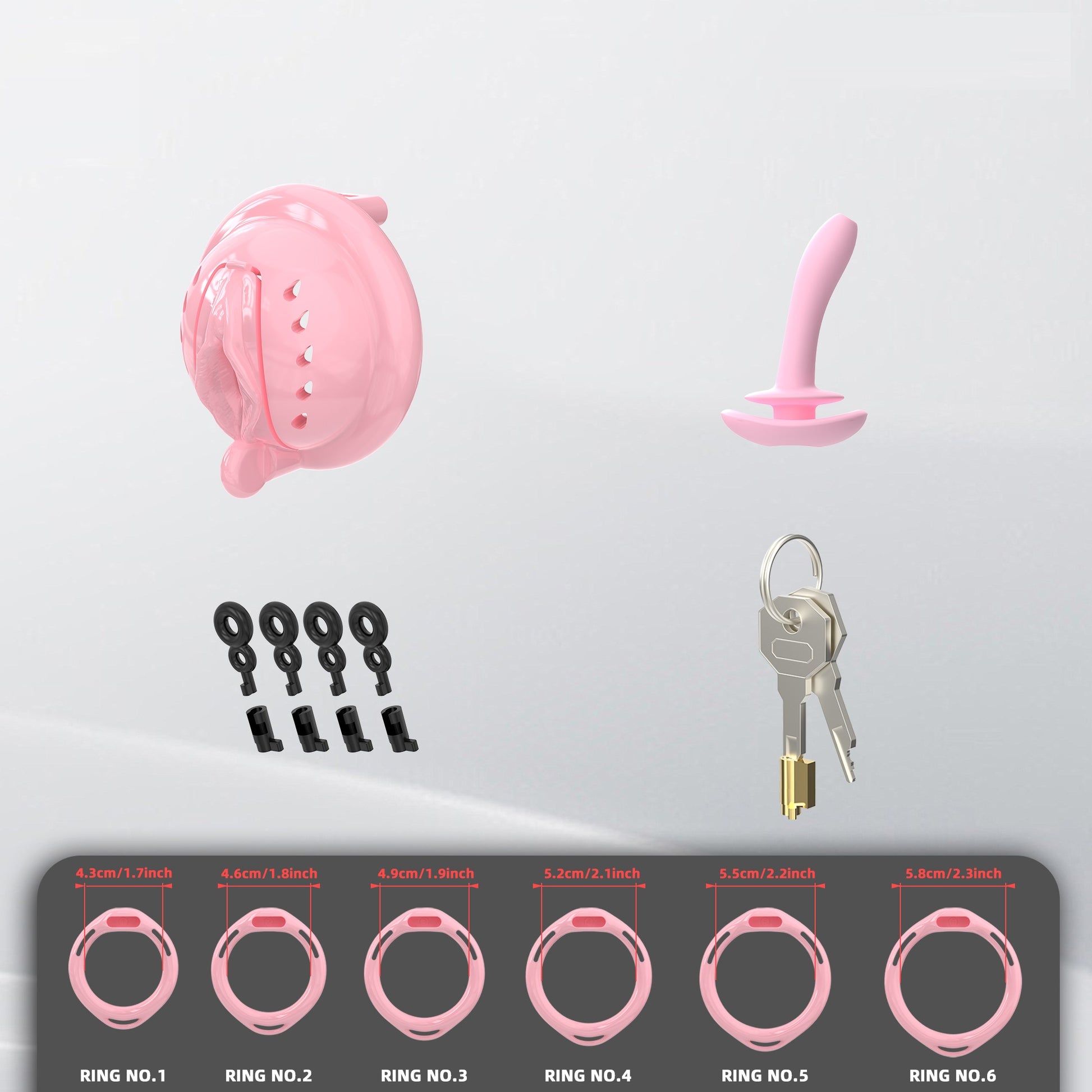 Mini Soft Silicone Pussy Cock Cage 3
