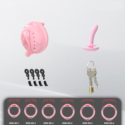 Mini Soft Silicone Pussy Cock Cage 3