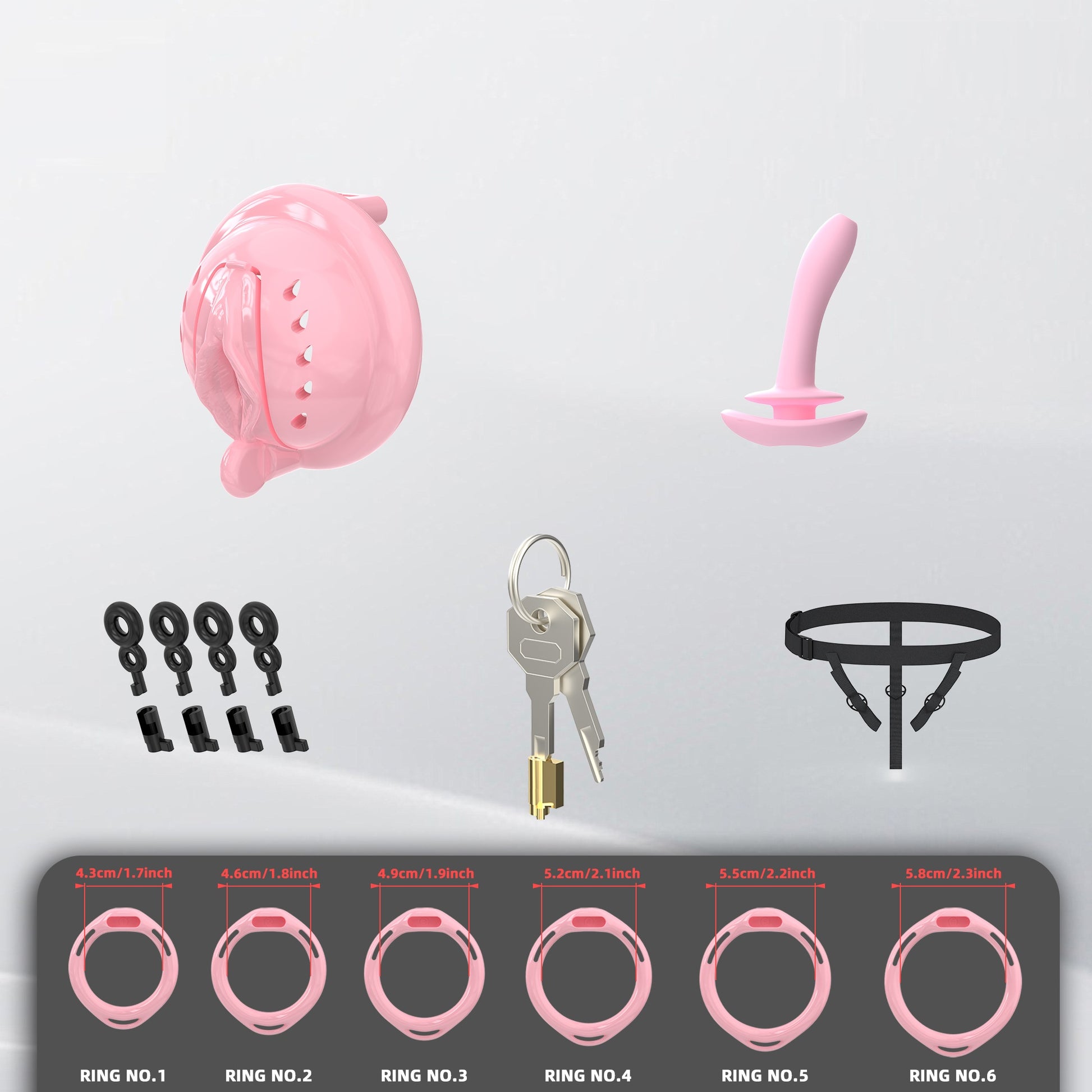 Mini Soft Silicone Pussy Cock Cage 1
