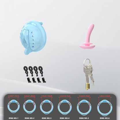 Mini Soft Silicone Pussy Cock Cage 9