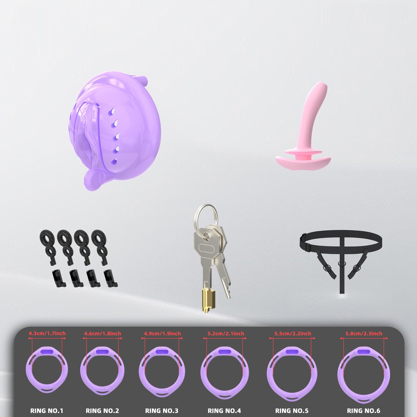 Mini Soft Silicone Pussy Cock Cage 7