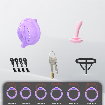 Mini Soft Silicone Pussy Cock Cage 7