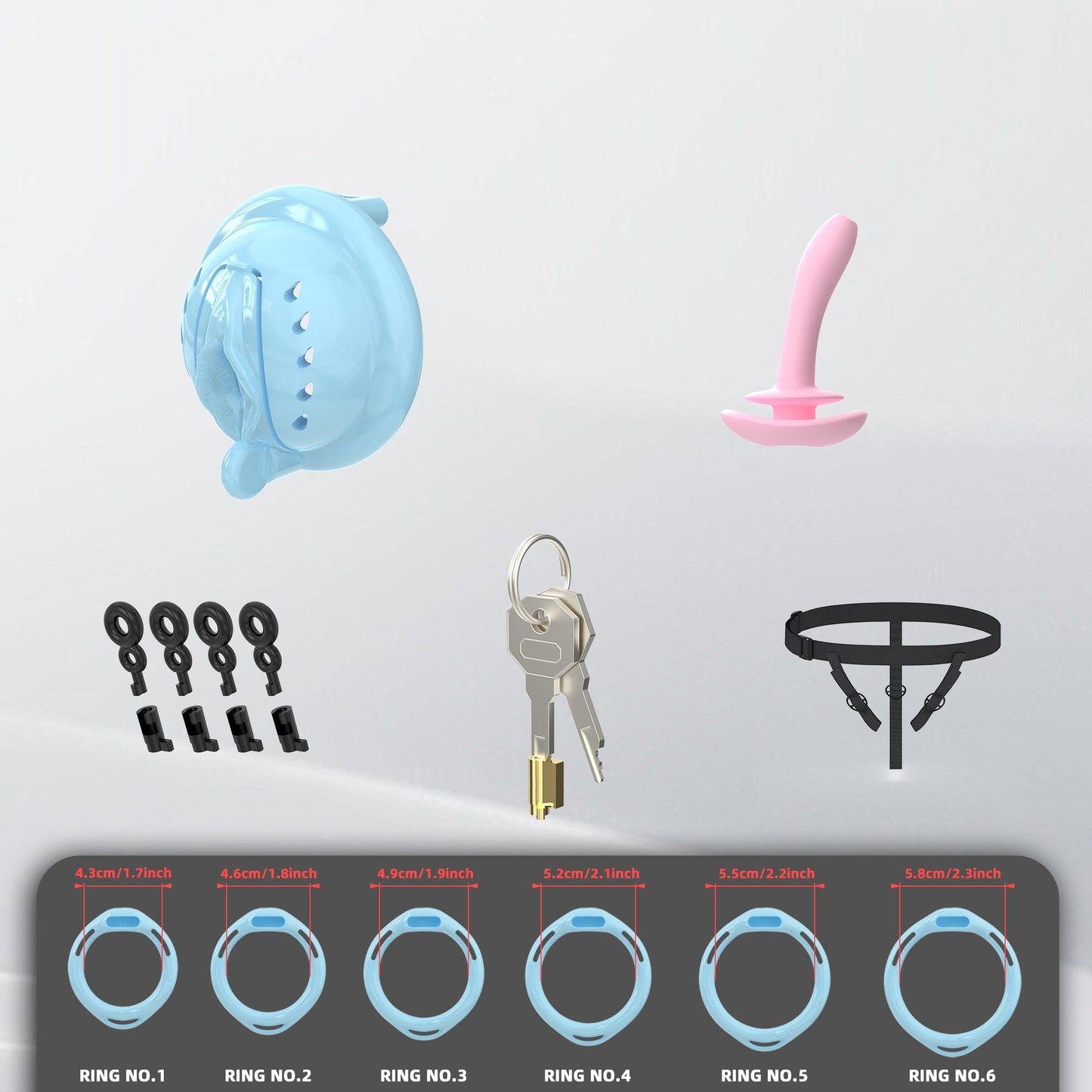 Mini Soft Silicone Pussy Cock Cage 9