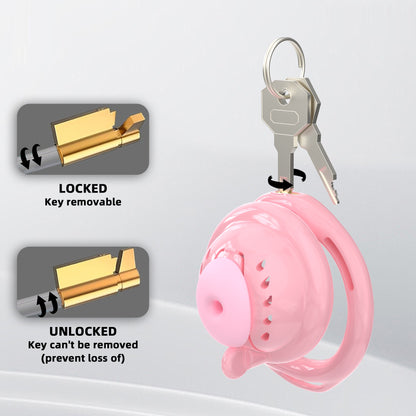 Mini Soft Silicone Pussy Cock Cage 15