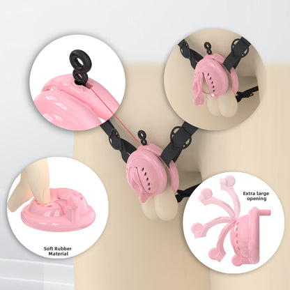 Mini Soft Silicone Pussy Cock Cage 19