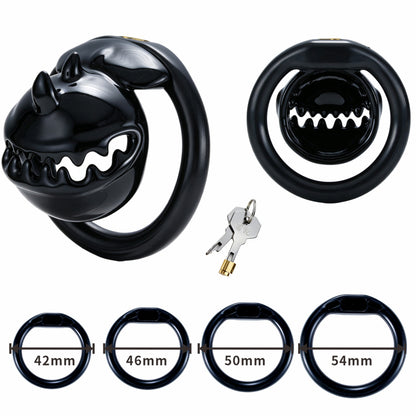 Black Monster Mouth cage and 42, 46, 50 and 54 mm base rings