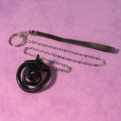 Negative Chastity Cage With Traction Chain 4