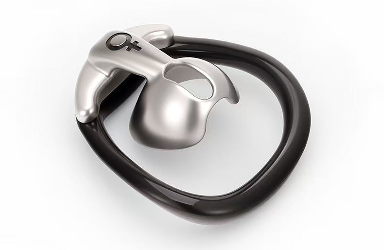 Negative Tortoise Shell Chastity Cage