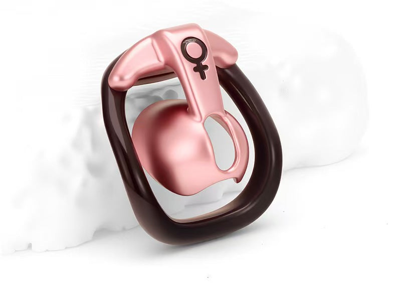 Negative Tortoise Shell Chastity Cage