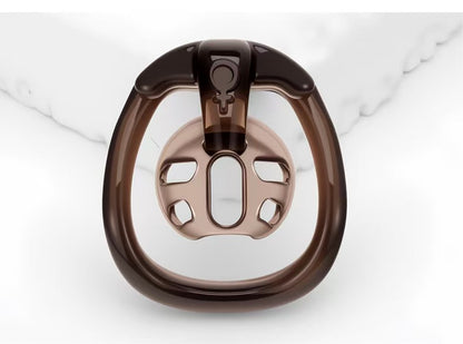 Negative Tortoise Shell Chastity Cage