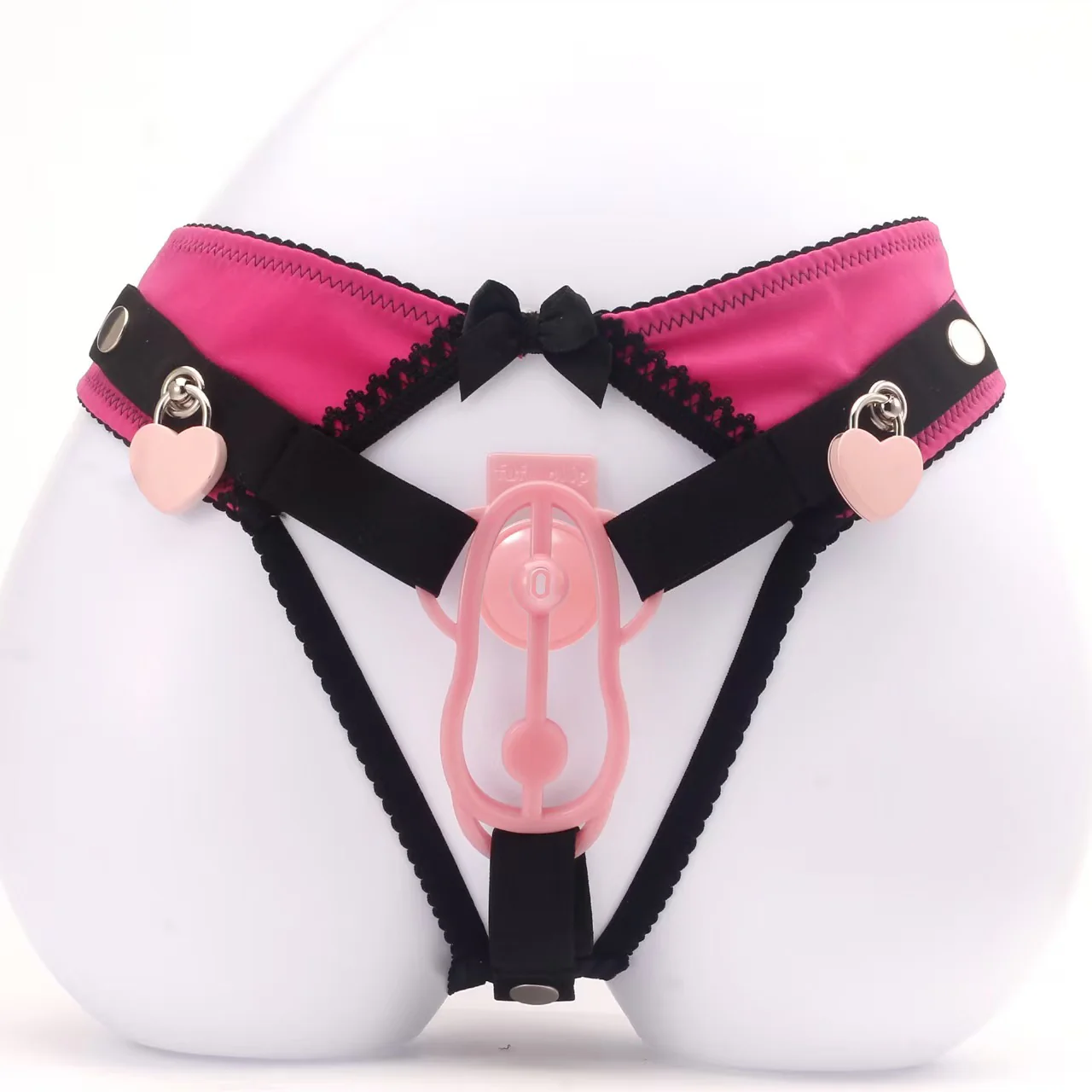 Fufu Clip Chastity Cage With Pee Guard