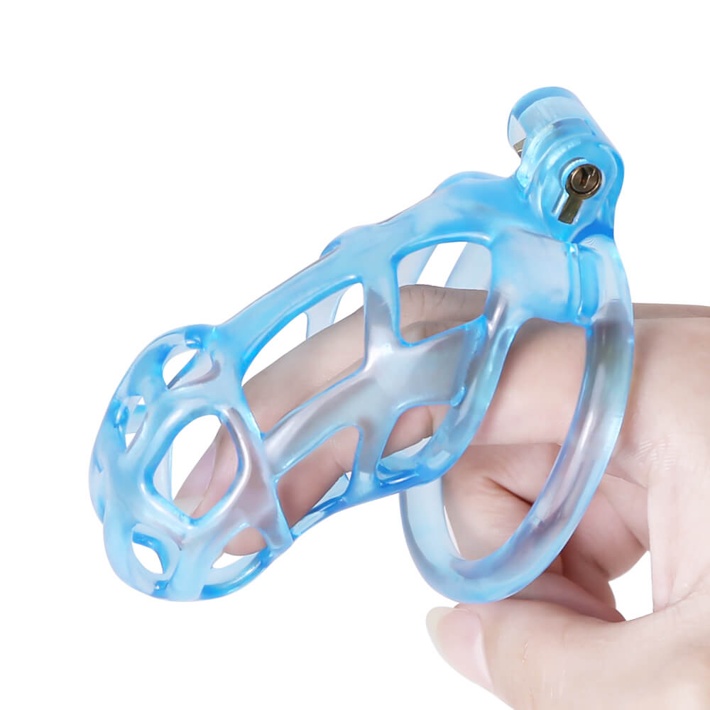 Desigh Ice Vision Blue Mamba Chastity Cage