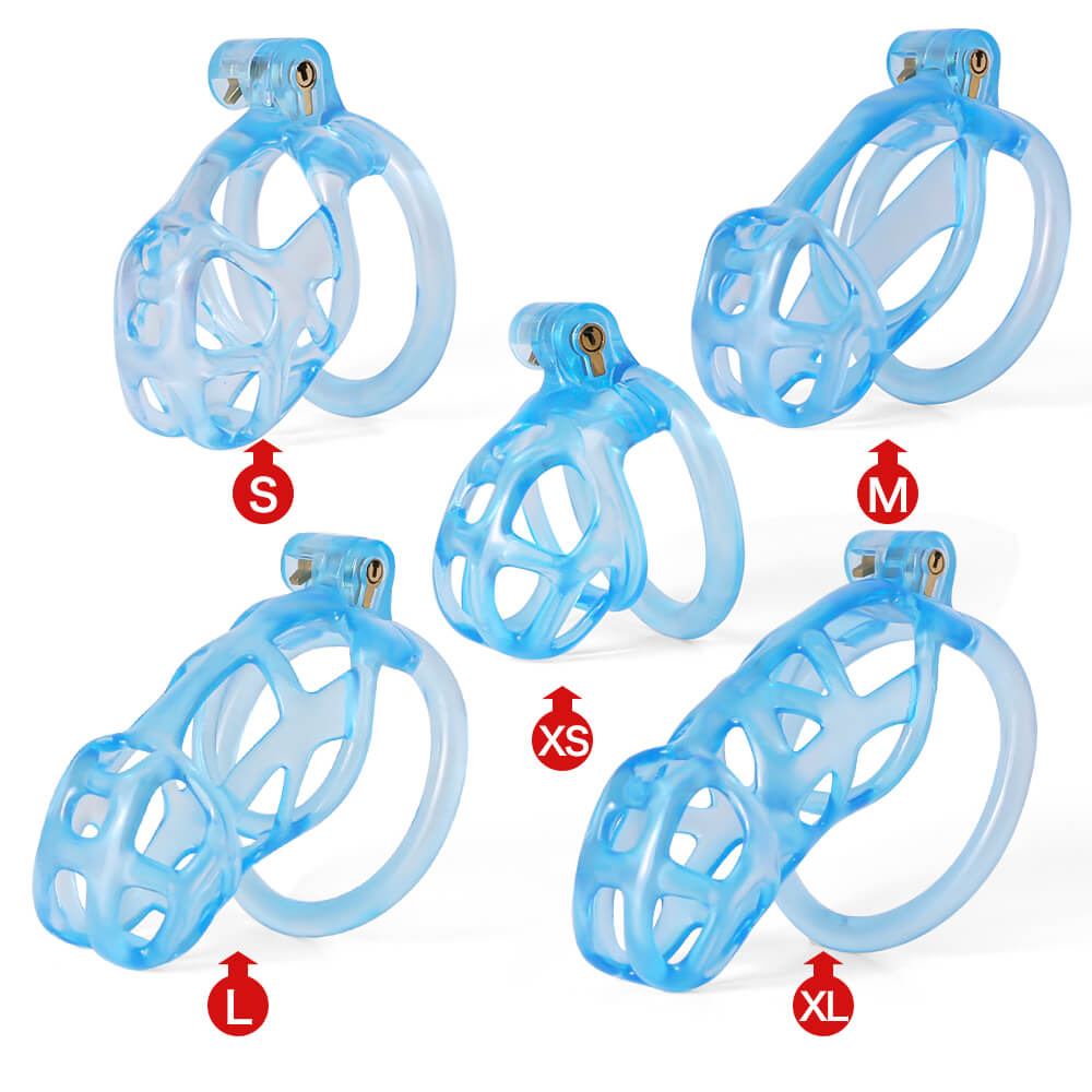 Desigh Ice Vision Blue Mamba Chastity Cage