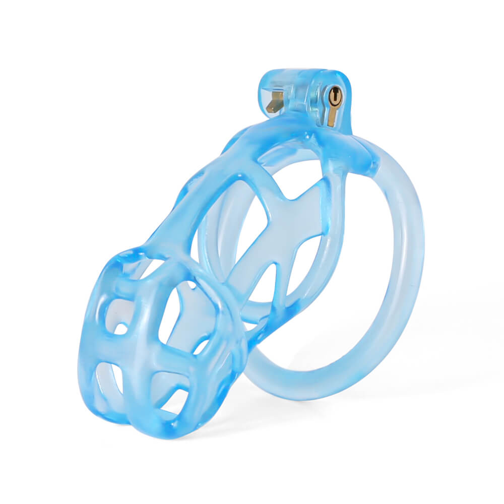 Desigh Ice Vision Blue Mamba Chastity Cage