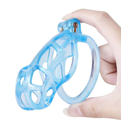 Desigh Ice Vision Blue Mamba Chastity Cage
