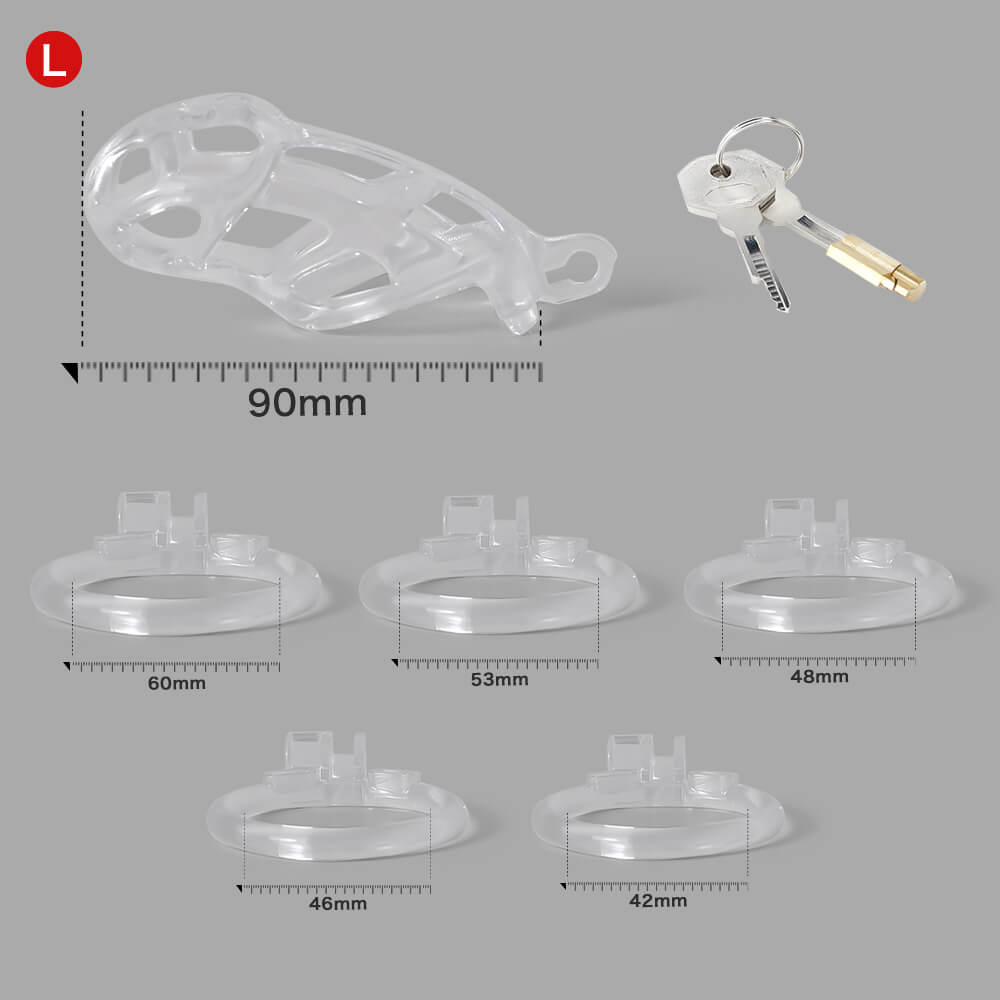 Desigh Ice Vision Clear Mamba Chastity Cage