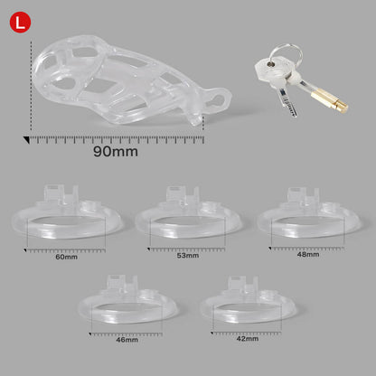 Desigh Ice Vision Clear Mamba Chastity Cage
