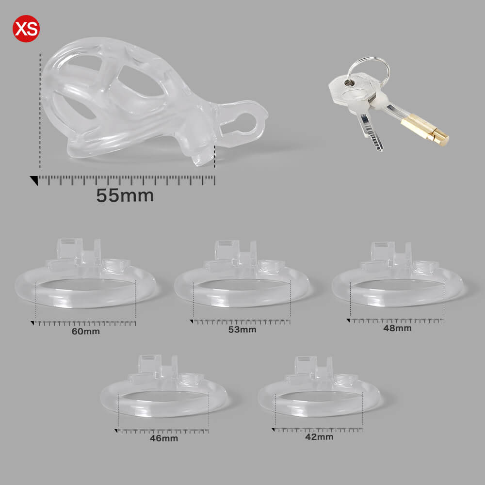 Desigh Ice Vision Clear Mamba Chastity Cage
